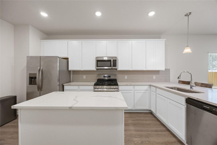 Furnished interior view inside a new home in Mill Creek Trails, Magnolia (Image 15).