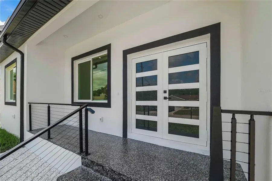 Exterior details and patio area of a home in , Hudson (Image 3).