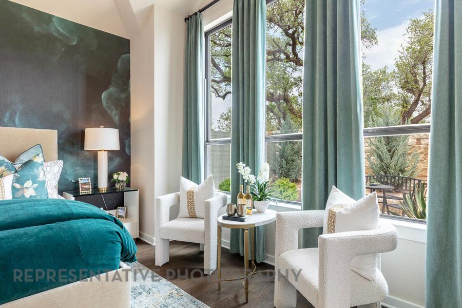 Furnished interior view inside a new home in Parkside On The River: 50ft. lots, Georgetown (Image 21).