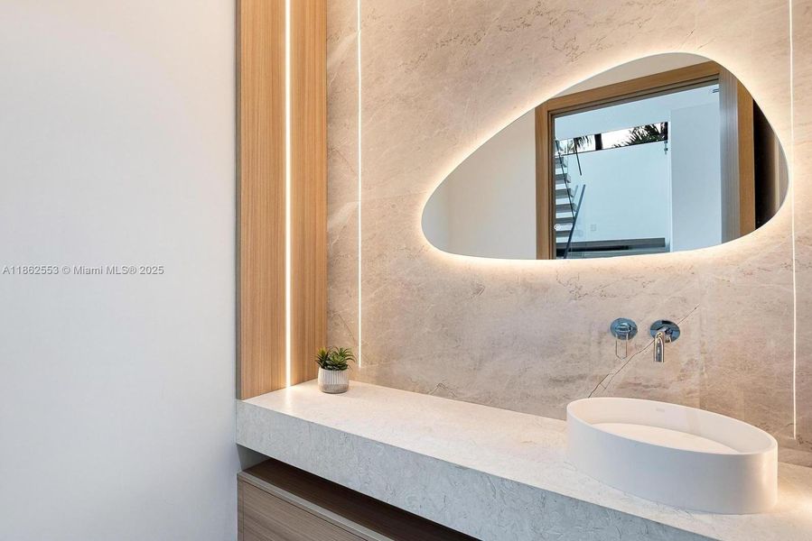 Furnished interior view inside a new home in , Miami (Image 5).