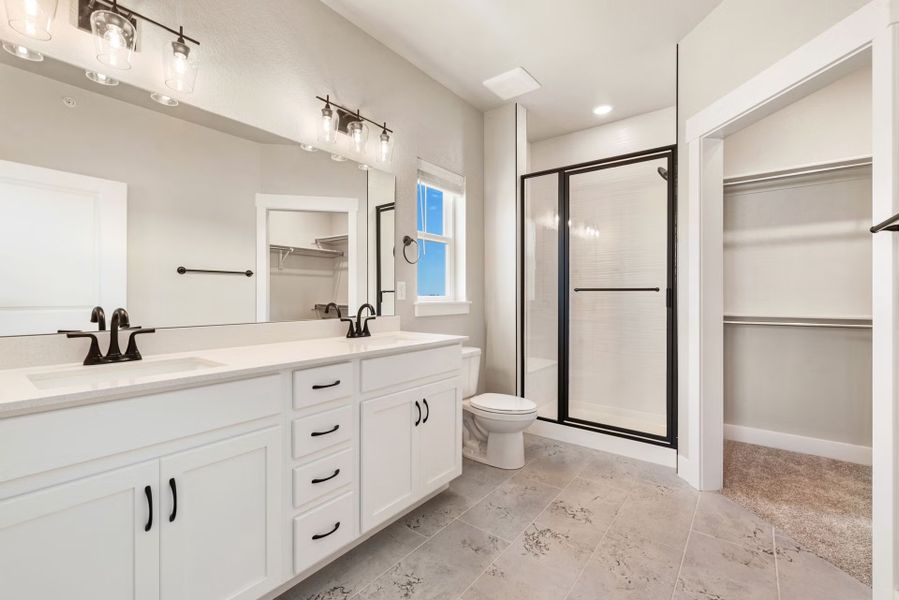 Furnished interior view inside a new home in The Lakes at Centerra - North Shore Flats, Loveland (Image 4).