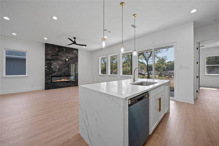 Furnished interior view inside a new home in , Dallas (Image 10). Furnished interior view inside a new home in , Dallas (Image 10).