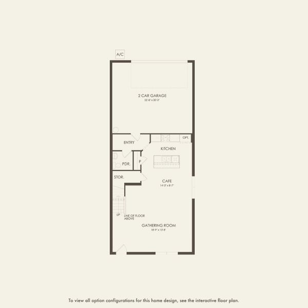 2D floor plan layout for the Benton by Pulte Homes in Lakehaven Estates, Clermont, FL (Image 4).