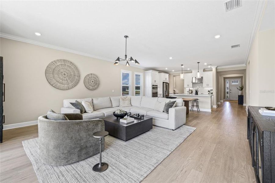 Furnished interior view inside a new home in Tiburon, Nokomis (Image 41).