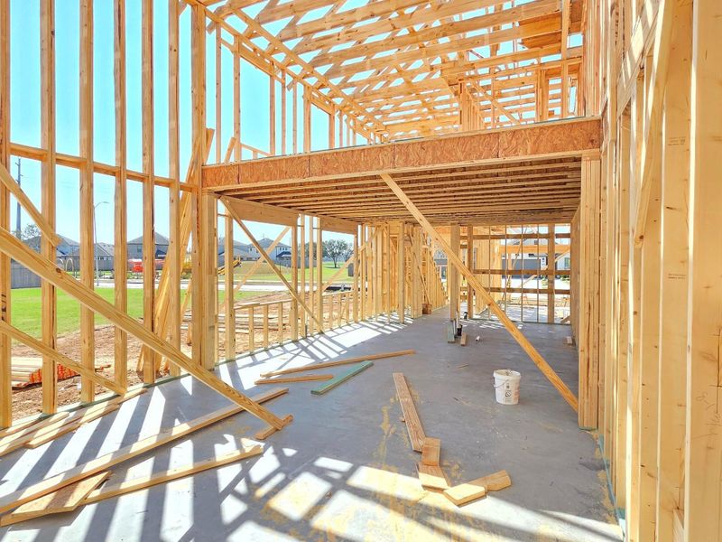 In-progress construction of a new home in , Missouri City, TX (Image 6).