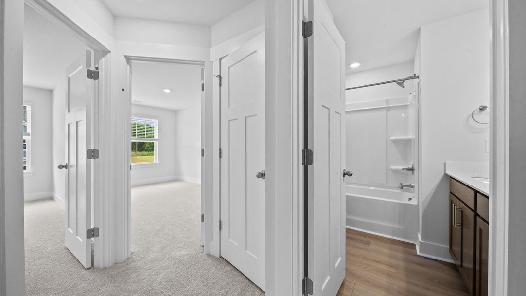 Furnished interior view inside a new home in Ransdell Pointe, Spartanburg (Image 24).