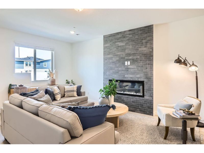 Furnished interior view inside a new home in , Longmont (Image 8).