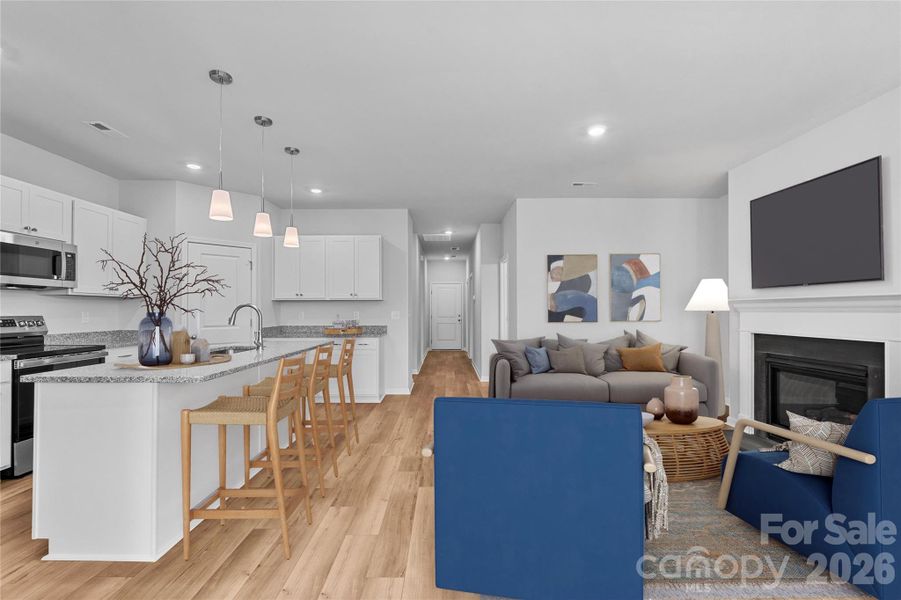 Representative Ford Family Room Virtually Staged