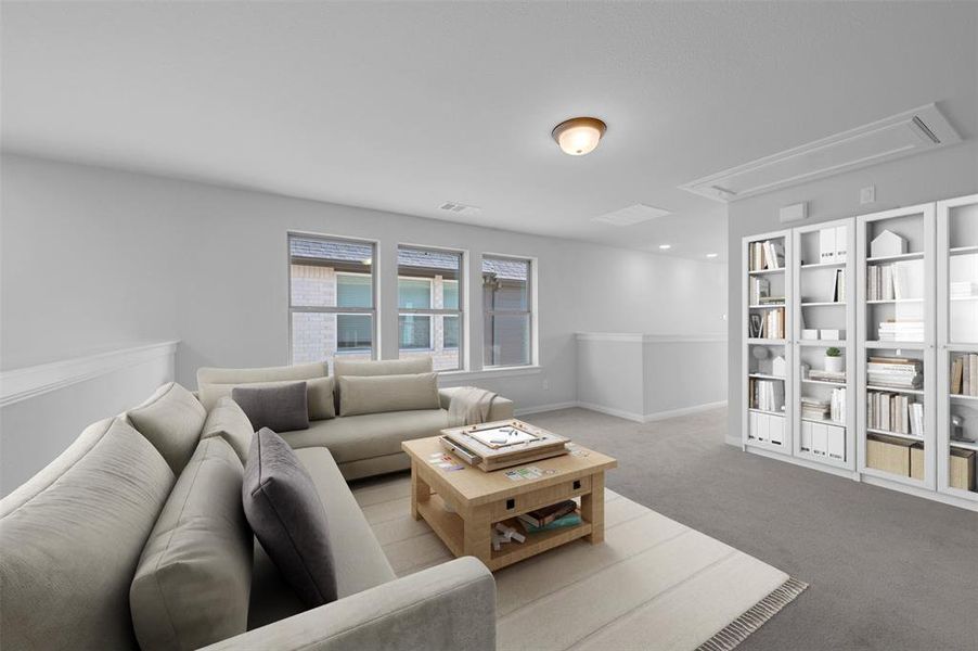 Furnished interior view inside a new home in Creekshaw – Gardens, Royse City (Image 12).