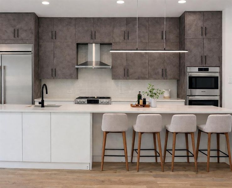 Furnished interior view inside a new home in , Dallas (Image 3).