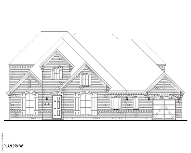 Plan 859 Elevation A