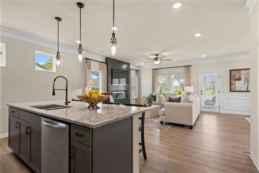 Furnished interior view inside a new home in Hillcrest Park, Ringgold (Image 12).