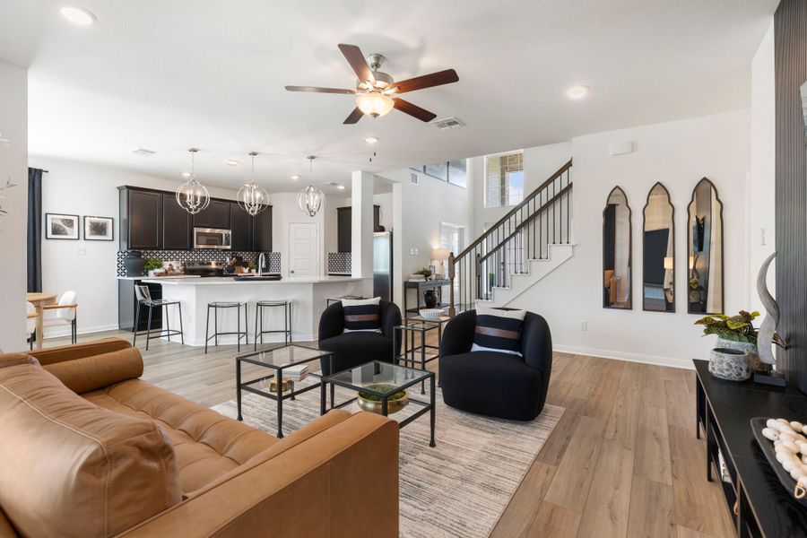 Representative furnished interior of a home built from the The 2588 by Stylecraft Builders in Arroyo Ranch, Seguin (Image 10).