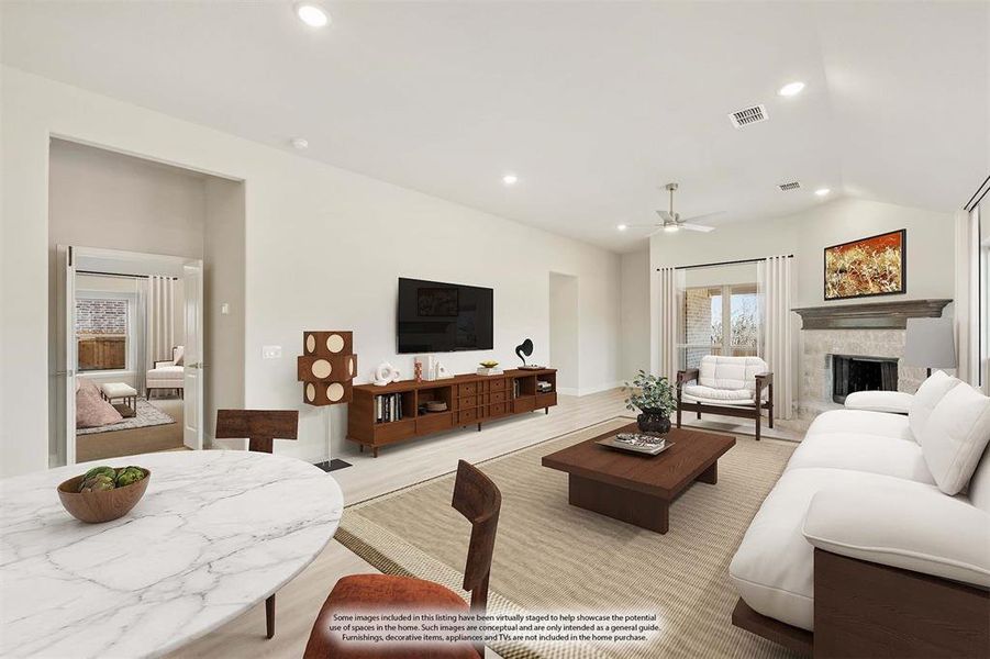 Furnished interior view inside a new home in El Dorado, Granbury (Image 15).