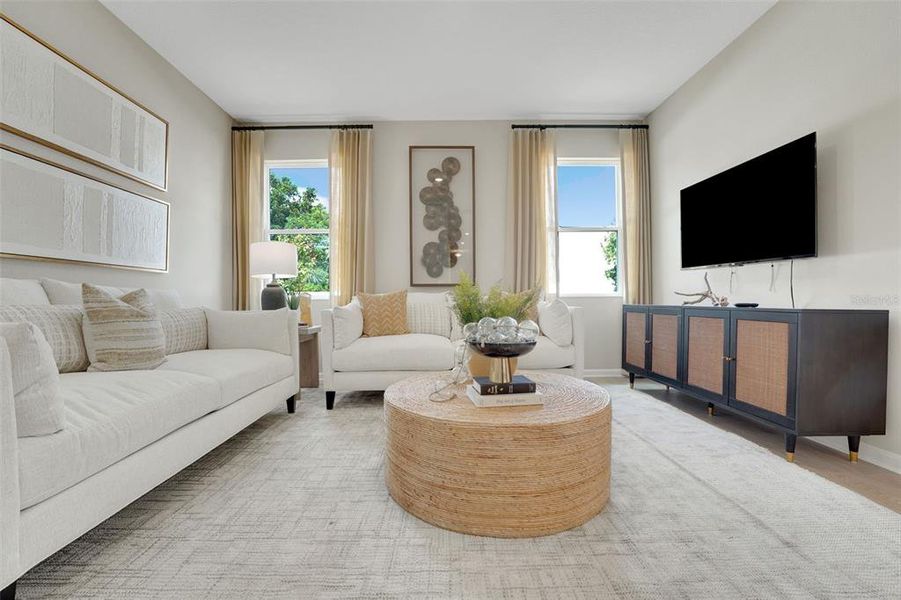 Furnished interior view inside a new home in Willowbrook North, Winter Haven (Image 30).