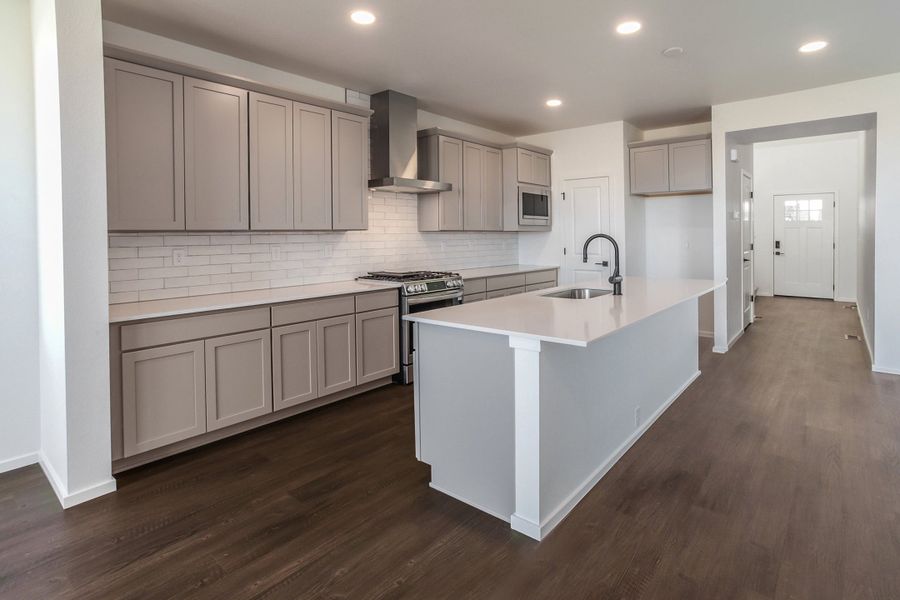 Furnished interior view inside a new home in Trailside, Timnath (Image 13).