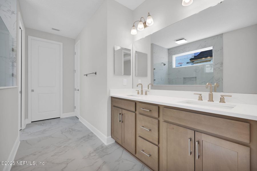 Furnished interior view inside a new home in Crosswinds at Nocatee, Nocatee (Image 14).