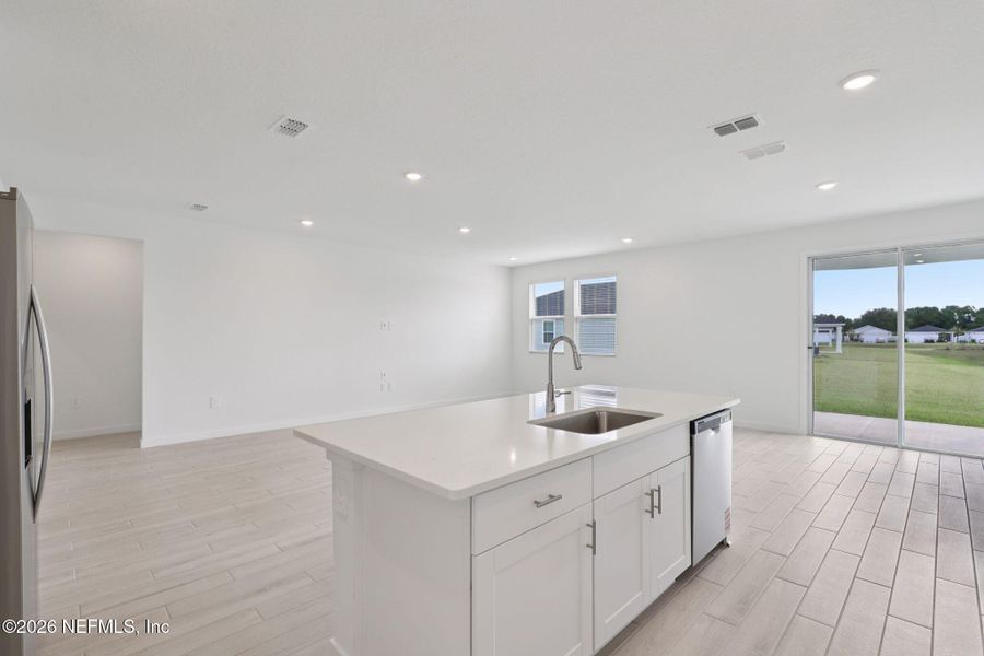 Furnished interior view inside a new home in Colbert Landings, Palm Coast (Image 7).