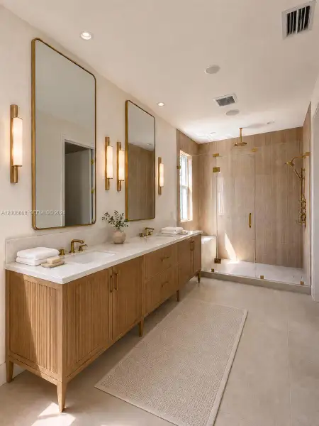 Furnished interior view inside a new home in , Miami (Image 4). Furnished interior view inside a new home in , Miami (Image 4).