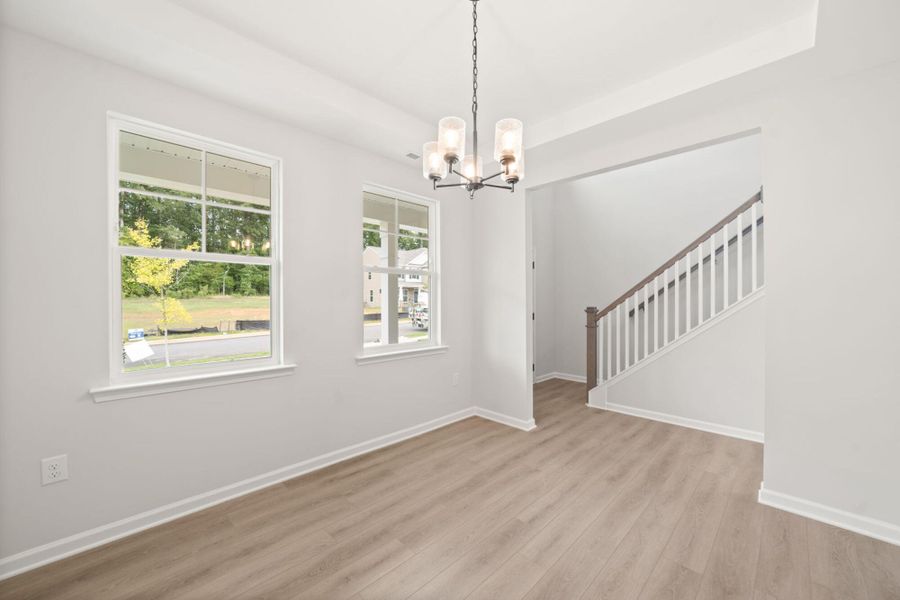Spacious, unfurnished interior of a new home in Chandler Ridge, McLeansville (Image 17).