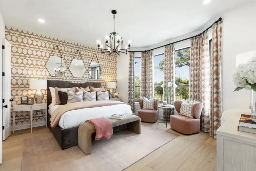 Representative Primary Bedroom - some options shown
