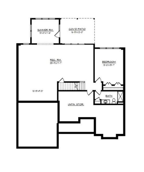 2D floor plan layout of this home in , Fort Mill, SC (Image 2).