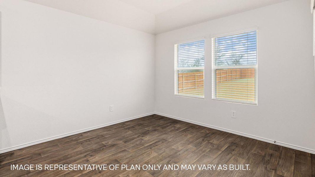 Representative unfurnished interior of a home built from the The Fairfield by D.R. Horton in Watermill, Uhland (Image 15).