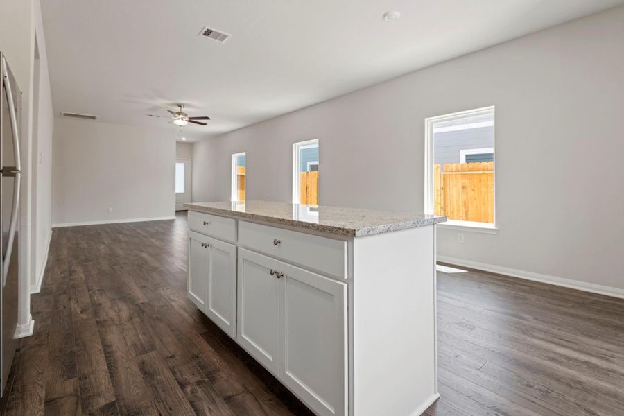 Furnished interior view inside a new home in Wayside Village, Houston (Image 4).