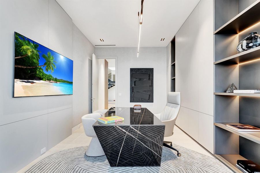 Furnished interior view inside a new home in , Boca Raton (Image 19). Furnished interior view inside a new home in , Boca Raton (Image 19).