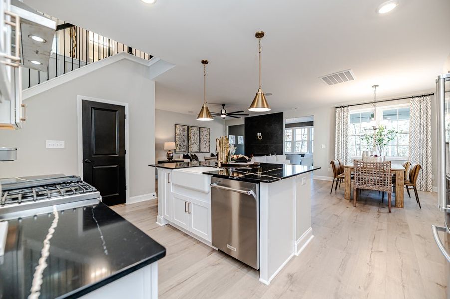 Representative furnished interior of a home built from the Biltmore by McKee Homes in Terrapin, Leland (Image 5).