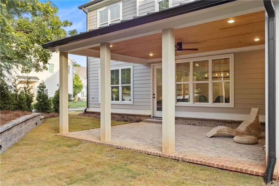 Front exterior of a new home in , Milton, GA, highlighting curb appeal (Image 23).