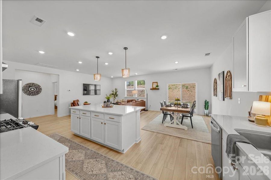 Furnished interior view inside a new home in Sheffield, Indian Trail (Image 19).