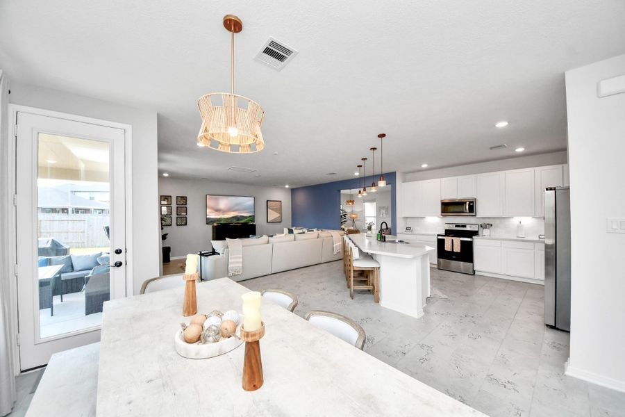 Furnished interior view inside a new home in , Cypress (Image 27).
