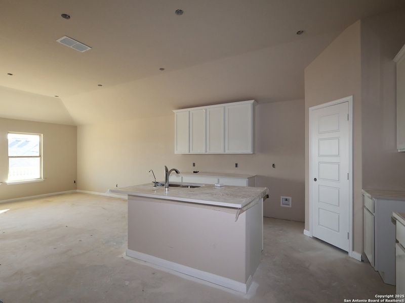 In-progress construction of a new home in Hunters Ranch, San Antonio, TX (Image 32).