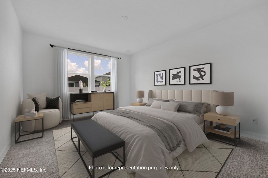 Furnished interior view inside a new home in The Preserve at Bannon Lakes, St. Augustine (Image 9). Furnished interior view inside a new home in The Preserve at Bannon Lakes, St. Augustine (Image 9).