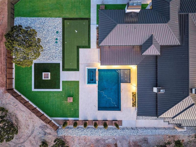 Exterior details and patio area of a home in , Cresson (Image 22).