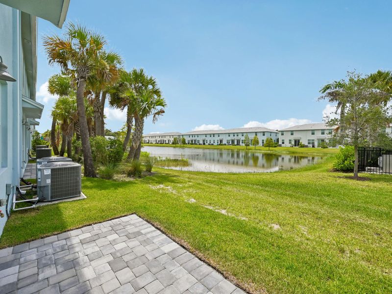 Exterior details and patio area of a home in Tidewater, Fort Pierce (Image 3). Exterior details and patio area of a home in Tidewater, Fort Pierce (Image 3).
