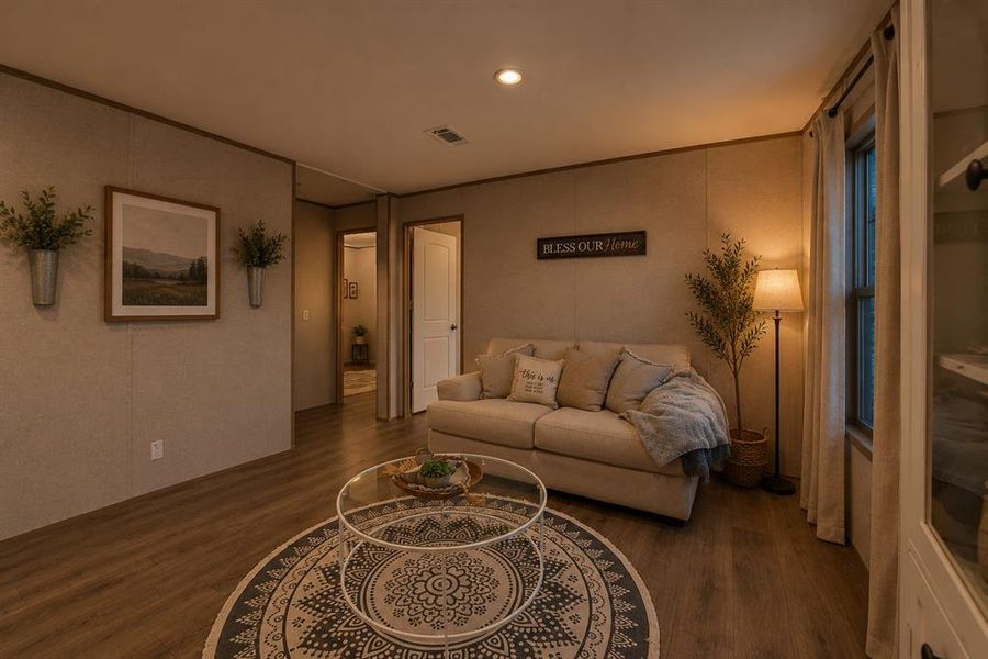 Furnished interior view inside a new home in , Azle (Image 25).