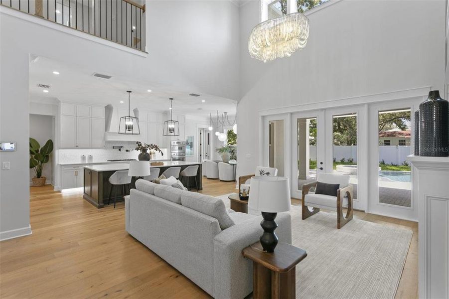 Furnished interior view inside a new home in , Tampa (Image 18).