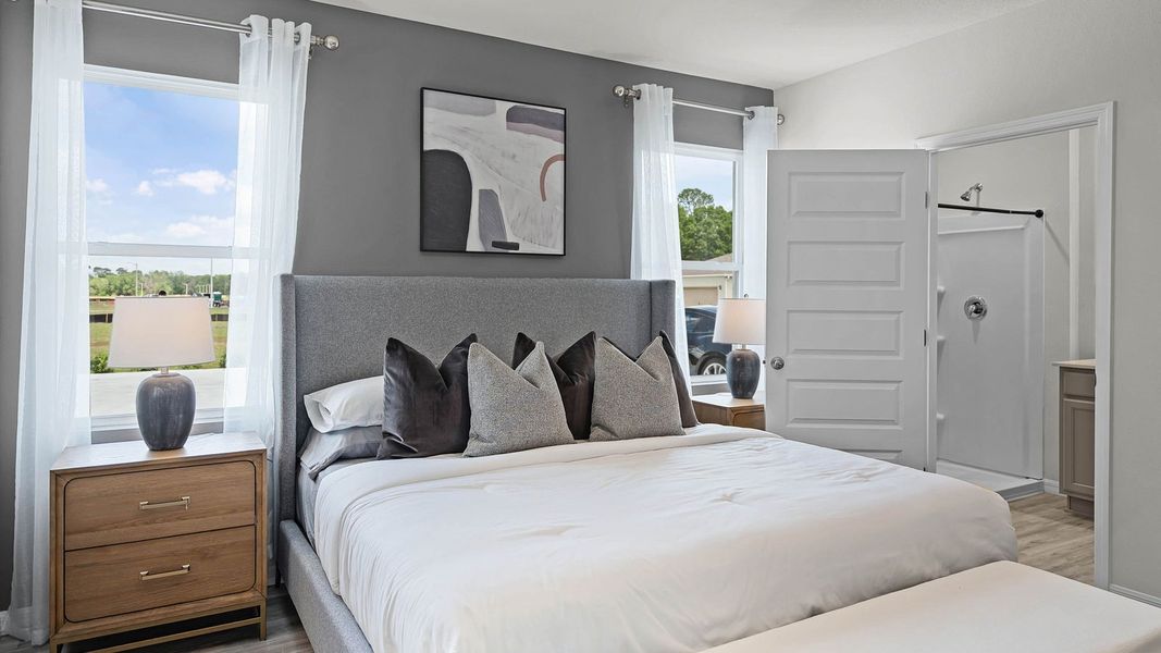 Furnished interior view inside a new home in Villamar, Winter Haven (Image 13).