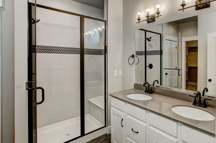 Representative furnished interior of a home built from the The Camden 2 by Landmark Homes in Highlands at Fox Hill, Longmont (Image 10).