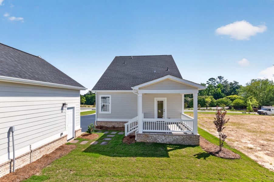Exterior details and patio area of a home in Colleton Park, Aiken (Image 19). Exterior details and patio area of a home in Colleton Park, Aiken (Image 19).