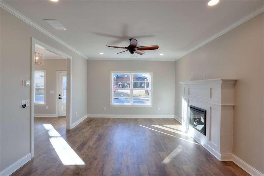 Spacious, unfurnished interior of a new home in , Monroe (Image 24).