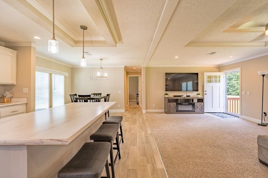 Furnished interior view inside a new home in , Madison (Image 14).