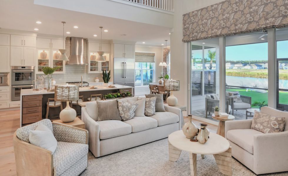 Furnished interior view inside a new home in Middlebourne, St. Johns (Image 10).