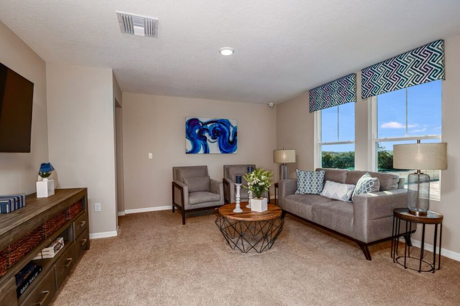 Representative furnished interior of a home built from the Indigo by Casa Fresca Homes in Villa Mar, Winter Haven (Image 10). Representative furnished interior of a home built from the Indigo by Casa Fresca Homes in Villa Mar, Winter Haven (Image 10).