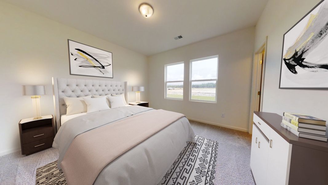 Representative furnished interior of a home built from the Comet by Starlight Homes in Andalusia, Loris (Image 9).