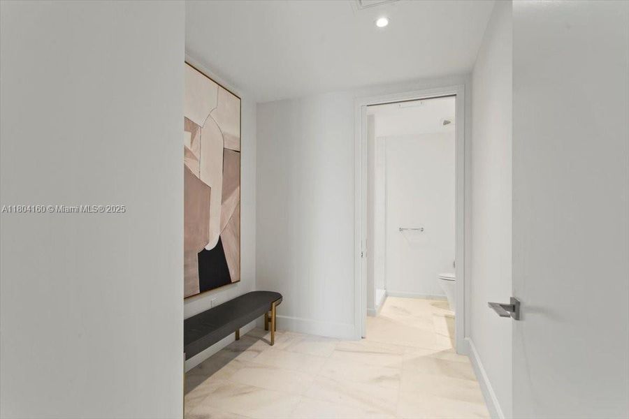 Furnished interior view inside a new home in , Miami (Image 27).