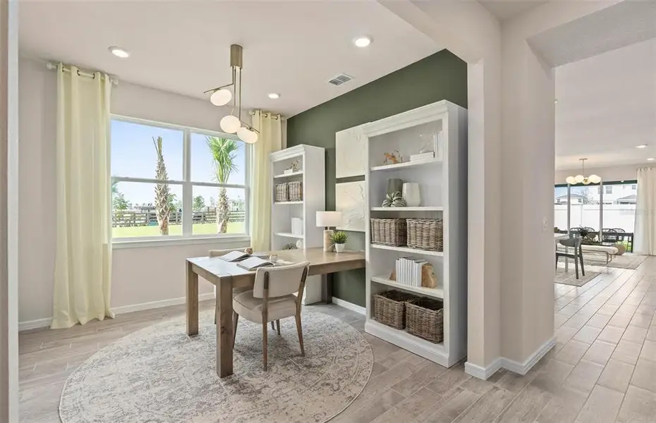 Furnished interior view inside a new home in Del Webb Sunbridge, St. Cloud (Image 3).