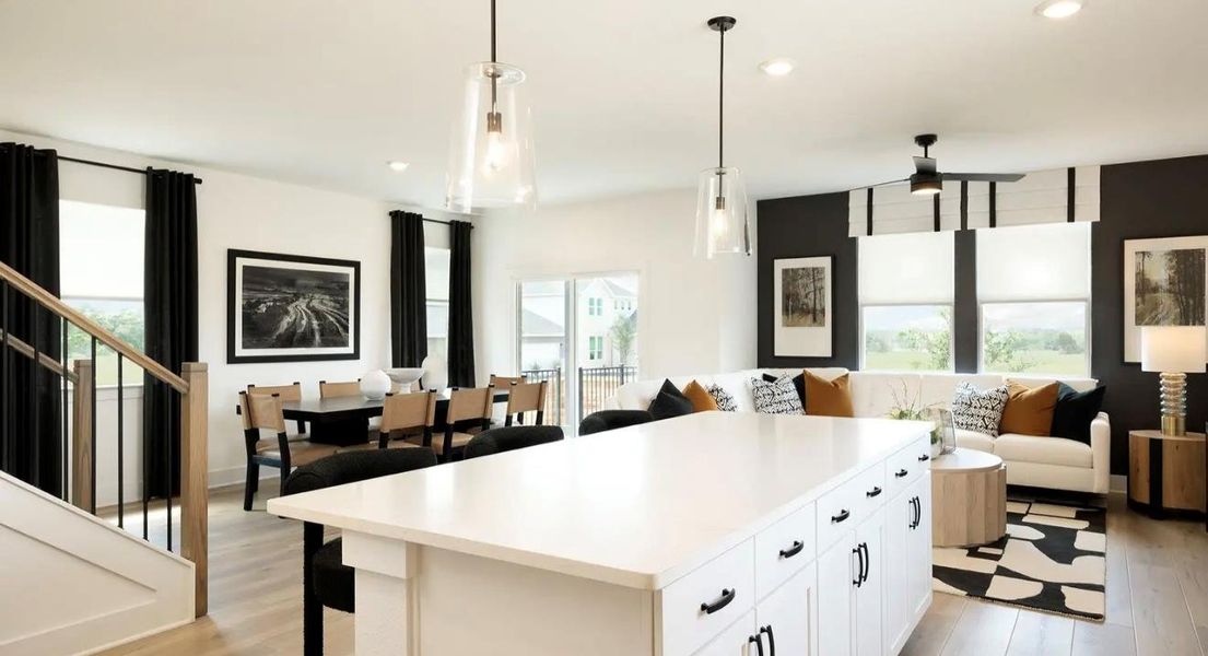 Furnished interior view inside a new home in , Kyle (Image 7).